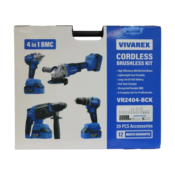 کیت شارژی چهار عددی براشلس ویوارکس مدل VR2404-BCK