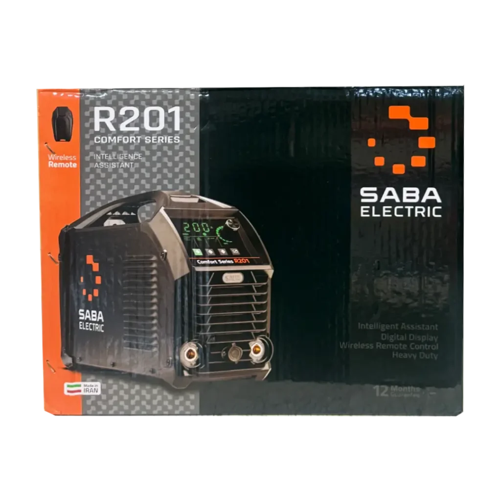 دستگاه جوش اینورتر ۲۰۰ آمپر صبا الکتریک مدل COMFORT SERIES R201