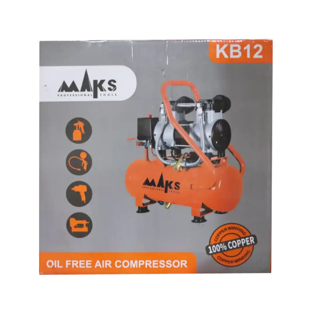 کمپرسور باد ۱۲ لیتری سایلنت مکث مدل KB12