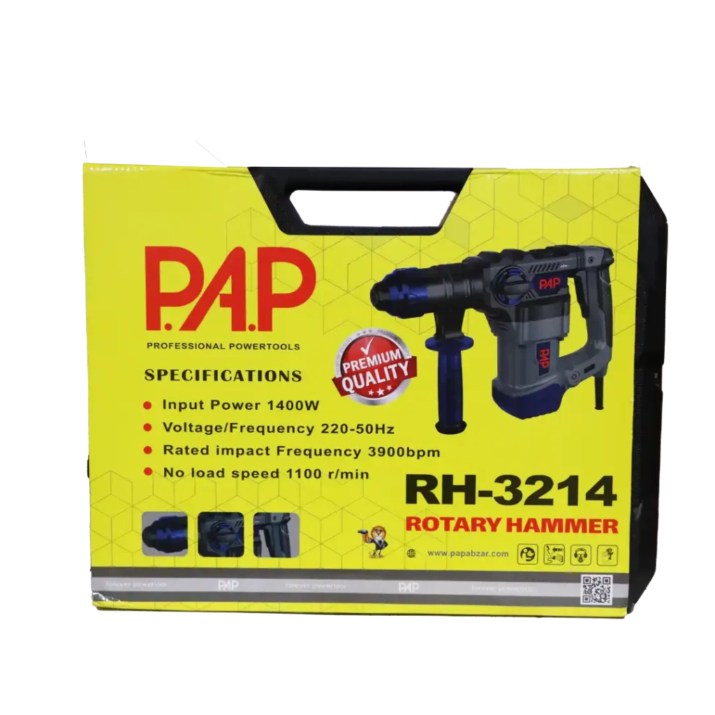 دریل بتن کن ۵٫۲ کیلویی دو کاره پی ای پی مدل RH-3214