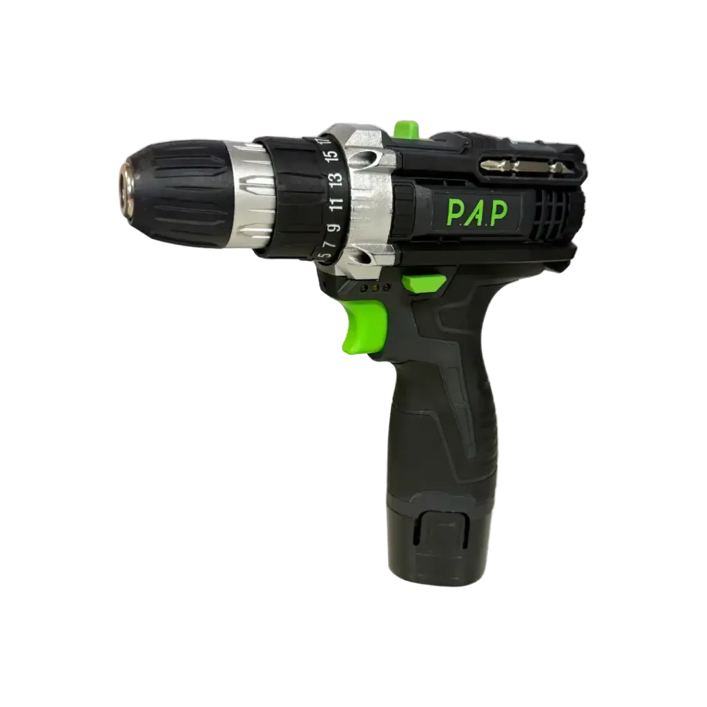 دریل شارژی ۱۲ ولت ۲ باطری پی ای پی مدل CD-1225