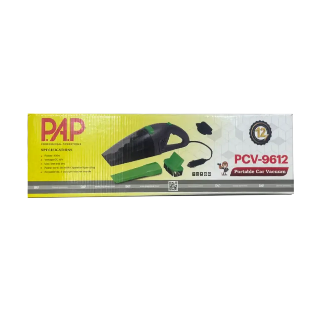 جارو شارژی فندکی تک موتوره PAP مدل PCV-9612