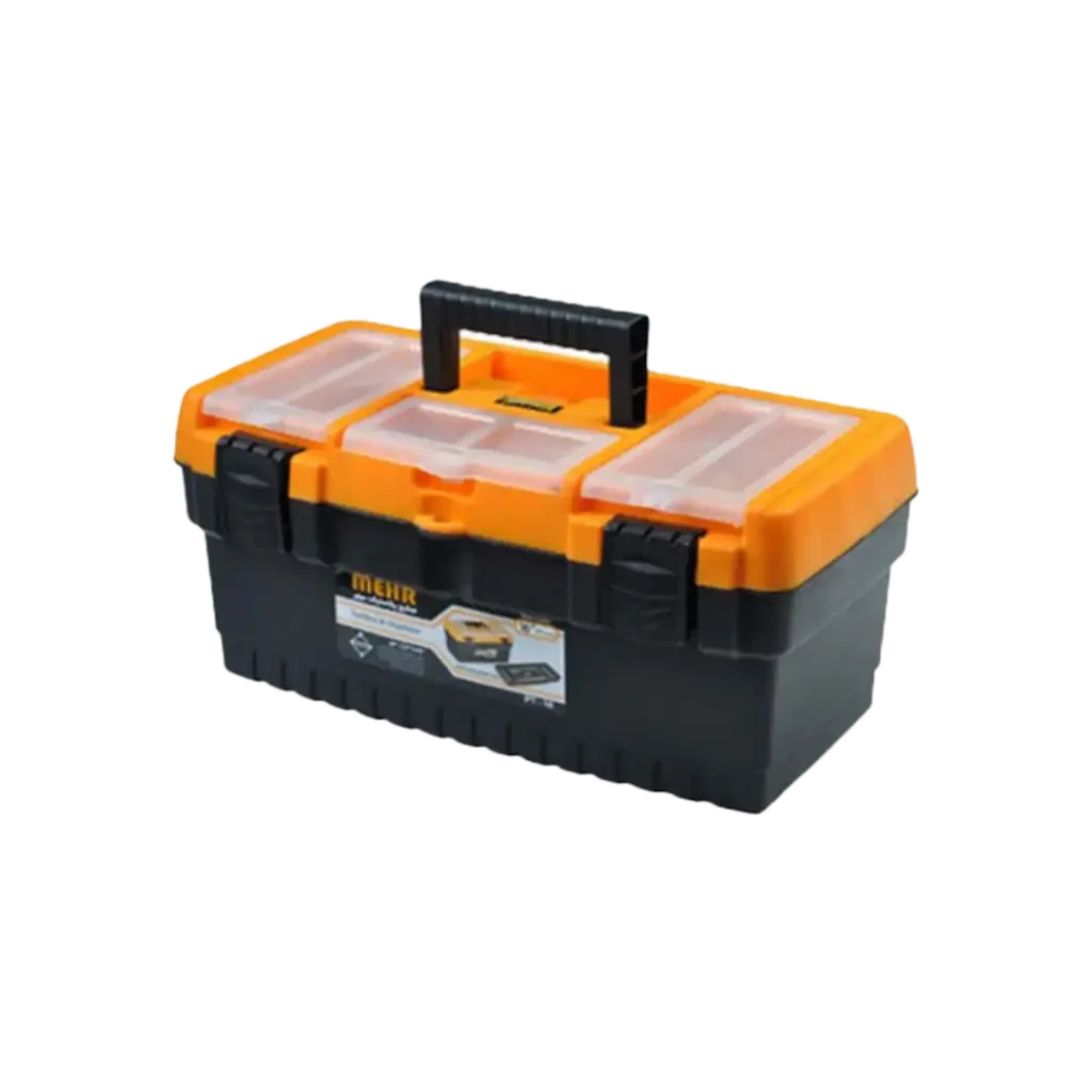 جعبه ابزار پلاستیکی ۴۱ سانتی متر مهر مدل PT-16