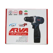 دریل شارژی ۱۲ ولت آروا مدل ۵۸۲۴