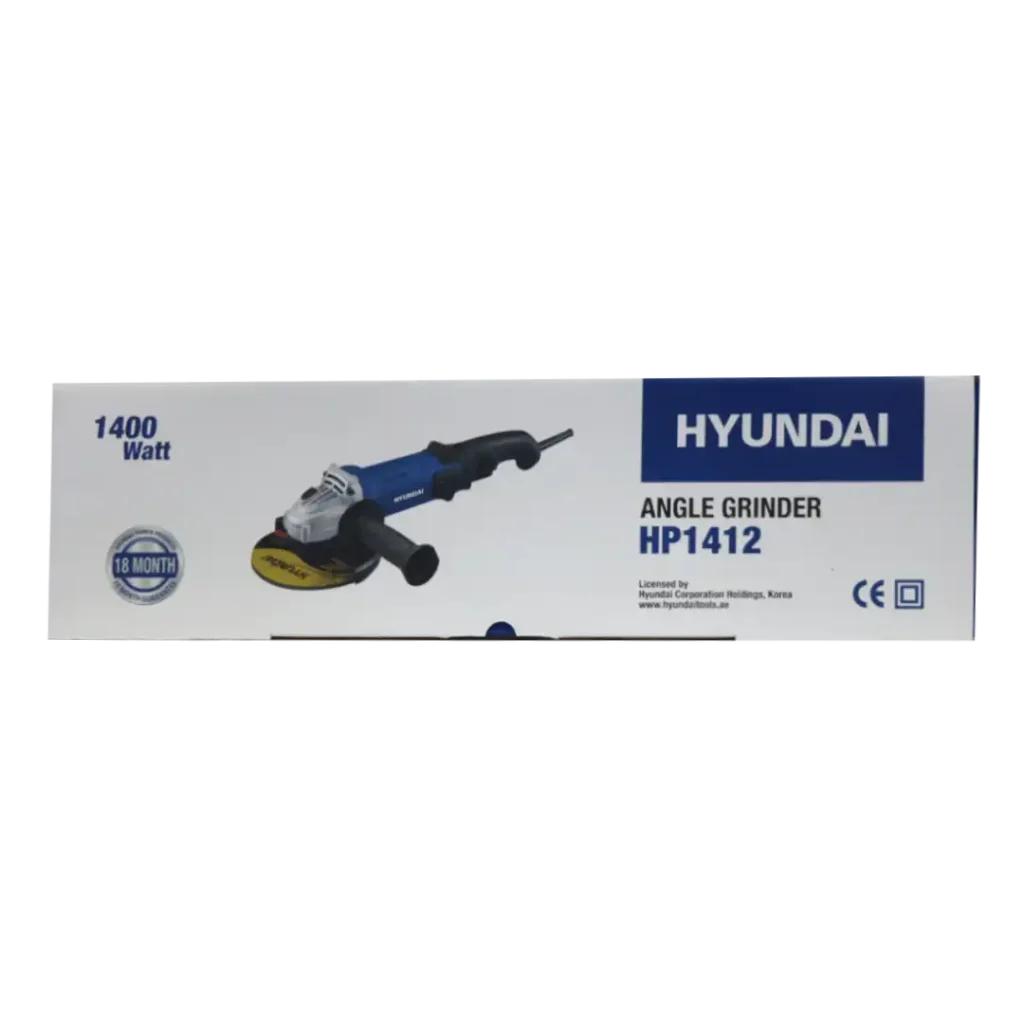 مینی فرز دسته بلند ۱۴۰۰ وات هیوندای مدل HP1412