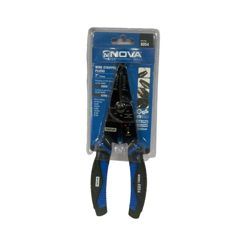 انبر سیم لخت کن چندکاره ۸ اینچ نووا مدل ۸۰۵۴