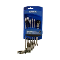 ست آچار جغجغه ۶ عددی تاشو نووا مدل ۹۶۲۲