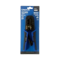 انبر سوکت زن تلفن و شبکه دسته جغجغه‌ای نووا مدل ۸۰۶۹