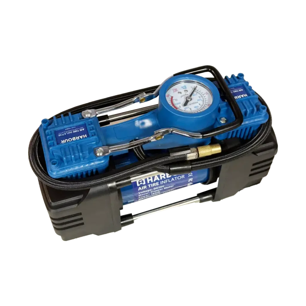 پمپ باد فندکی دو سیلندر هاربر مدل H120CV