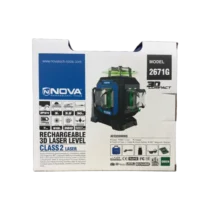 تراز لیزری سه بعدی شارژی کامپکت نووا مدل ۲۶۷۱G