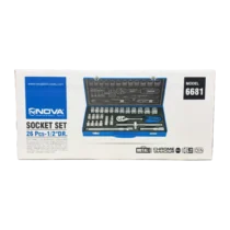 جعبه بکس ۱/۲ اینچ ۲۶ پارچه نووا مدل ۶۶۸۱