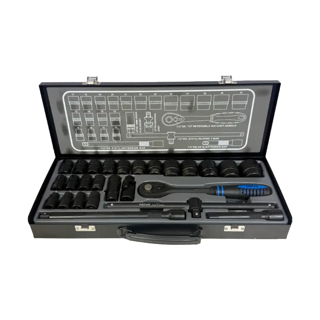 جعبه بکس ۱/۲ اینچ ۲۶ پارچه نووا مدل ۷۰۰۰R