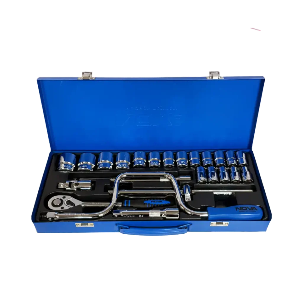 جعبه بکس ۱/۲ اینچ ۲۴ پارچه نووا مدل ۷۰۰۱R