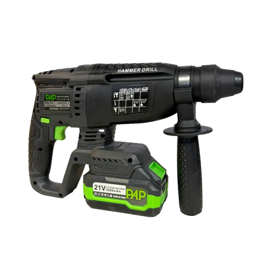 بتن کن سه کاره شارژی براشلس ۲۱ ولت پی ای پی مدل BRH-253