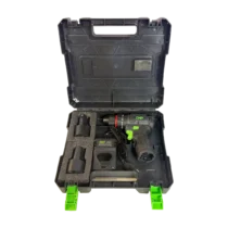 دریل شارژی ۱۲ولت براشلس چکشی ۲باطری پی ای پی مدل BID-1215