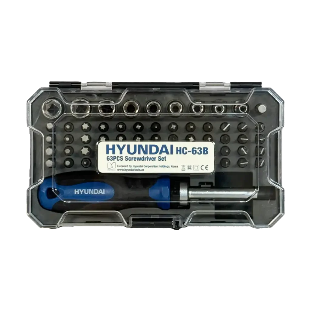 مجموعه‌ی ۶۳ عددی سر پیچگوشتی هیوندای مدل HC-63B