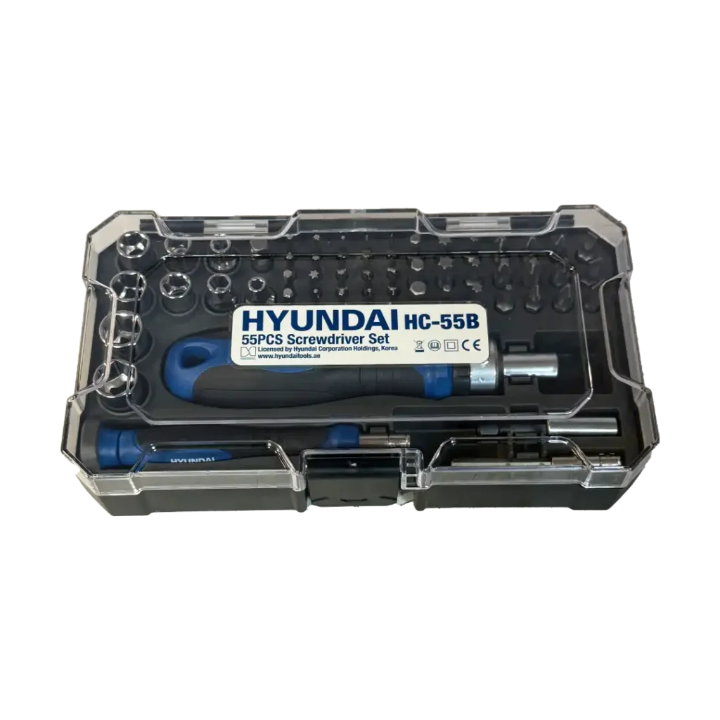ست سر پیچ گوشتی ۵۵ عددی هیوندای مدل HC-55B