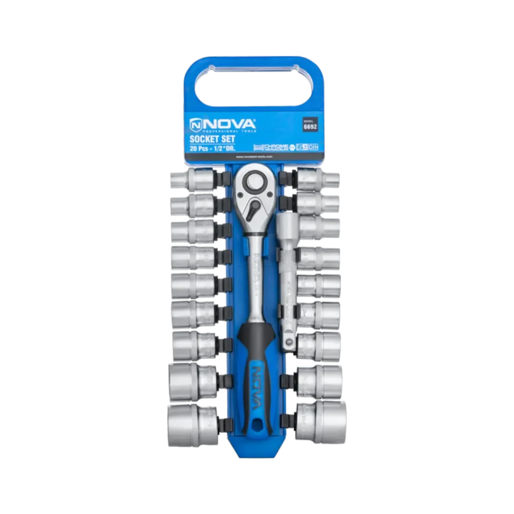 ست بکس ۱/۲ اینچ ۲۰ پارچه نووا مدل ۶۶۹۲