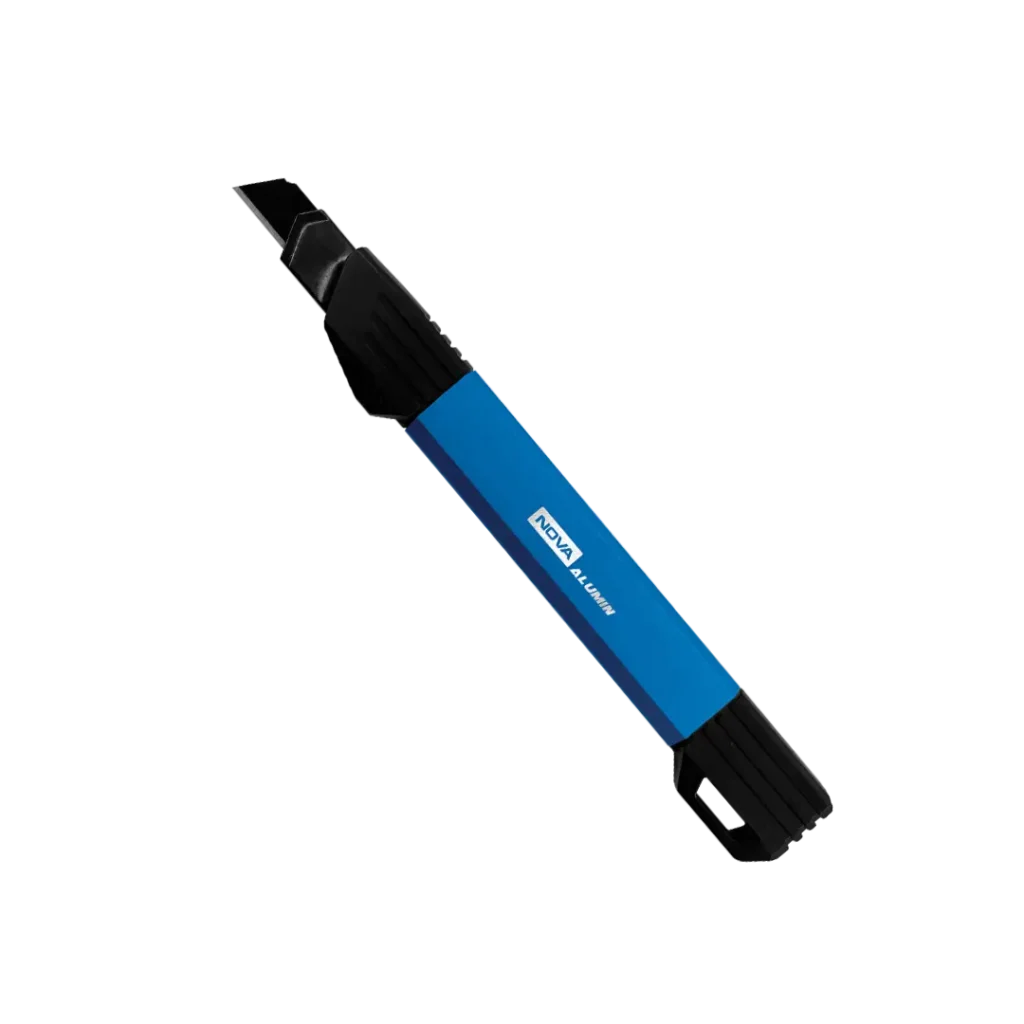 کاتر ۹ میلی متری بدنه آلومینیومی نووا مدل ۱۳۰۷