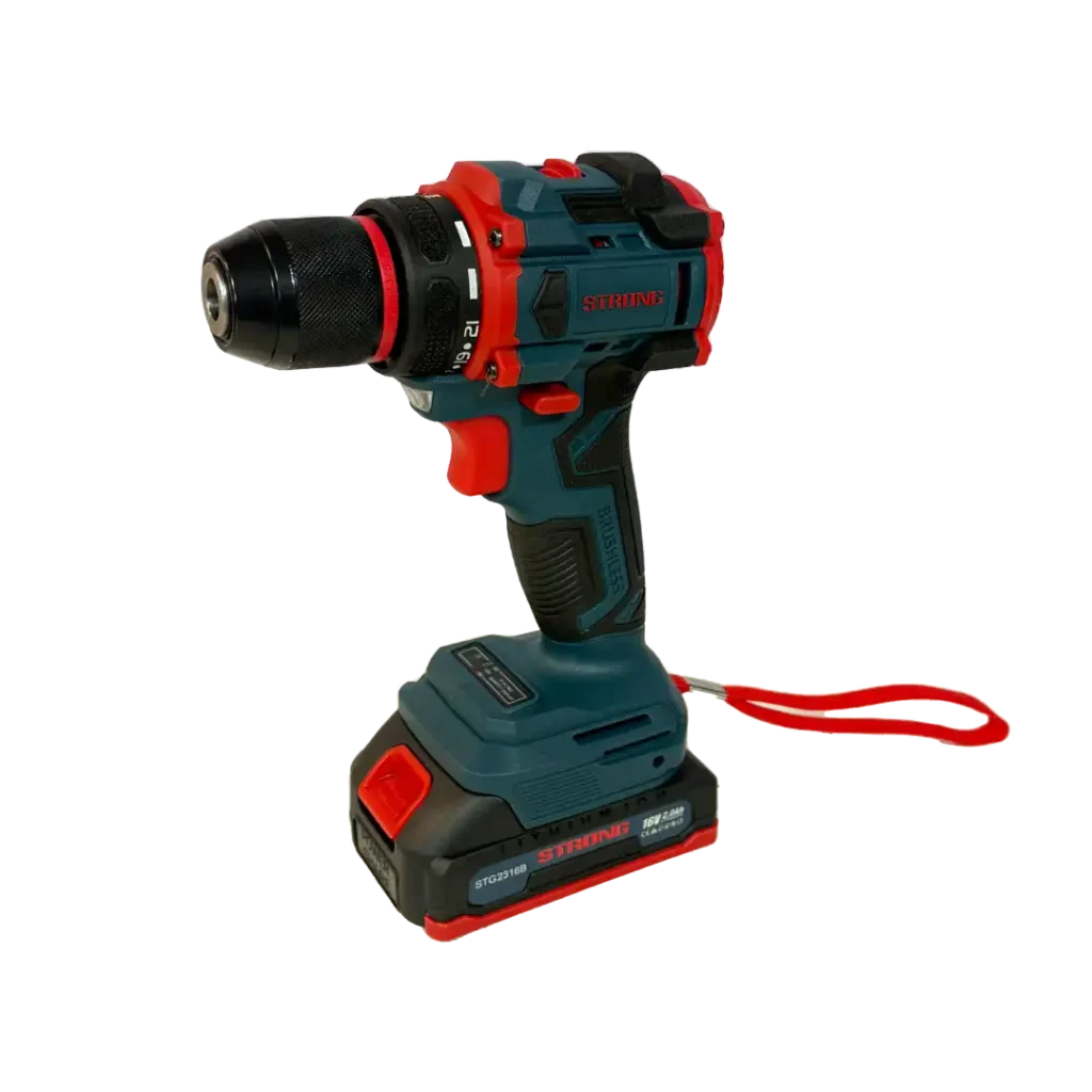 دریل شارژی براشلس ۱۶ ولت استرانگ مدل STG2316B