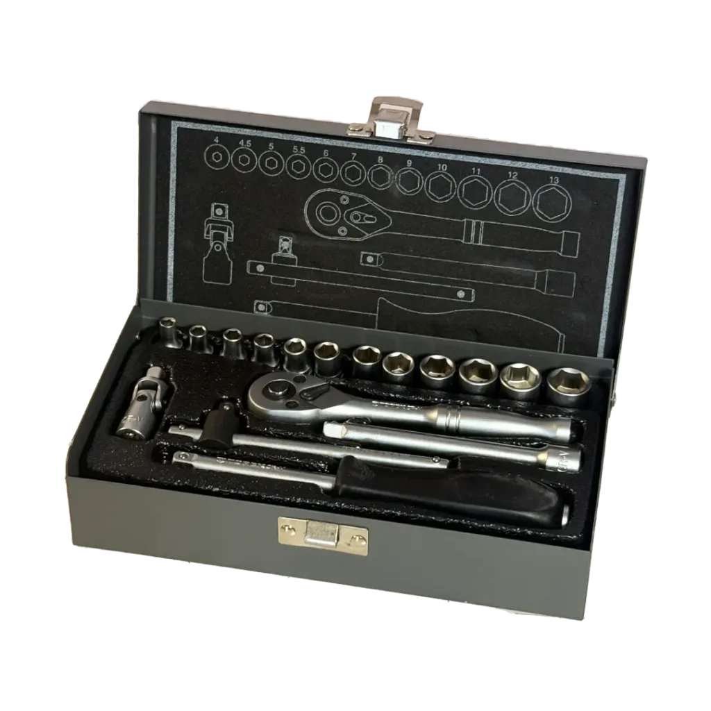 جعبه بکس ۱۷ پارچه ۱/۴ تاپکس