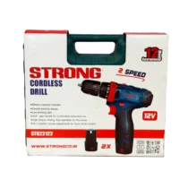 دریل شارژی ۱۲ ولت دوسرعته استرانگ مدل STG22122