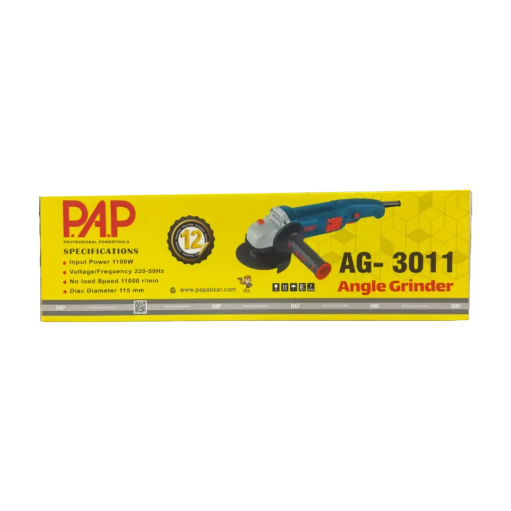 مینی فرز دسته بلند پی ای پی ۱۱۰۰ وات مدل AG-3011