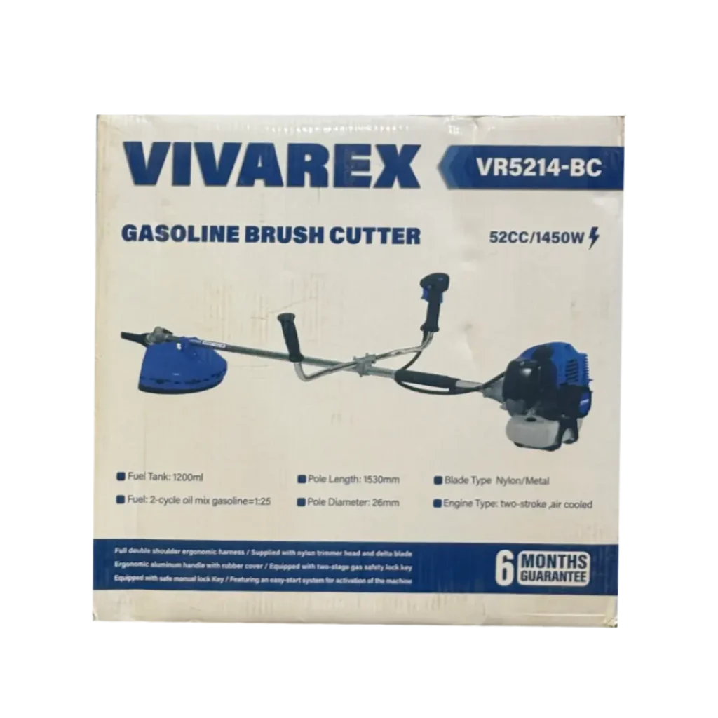 علف زن دوشی بنزینی دو زمانه ۵۲ سی سی ویوارکس VR5214-BC
