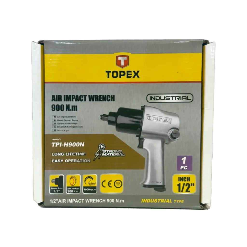 بکس بادی ۱/۲ اینچ ۹۰۰ نیوتن تاپکس مدل TOPEX TPI-H900N