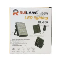 چراغ اضطراری و پاوربانک شارژی و خورشیدی Ruilang مدل RL-950