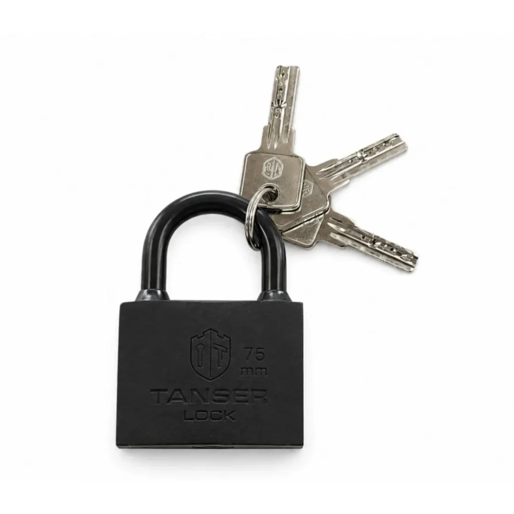 قفل آویز سایز ۶۳  کلید کامپیوتری تنسر مدل TL_2263