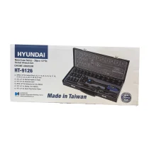جعبه بکس فشار قوی 26 پارچه 1/2 اینچ هیوندای مدل HT-9126